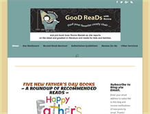 Tablet Screenshot of goodreadswithronna.com